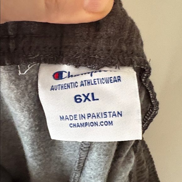 NWT Two Pairs Champion Men's Dark Gray Cargo Sweat Pants 6XL - Picture 6 of 8